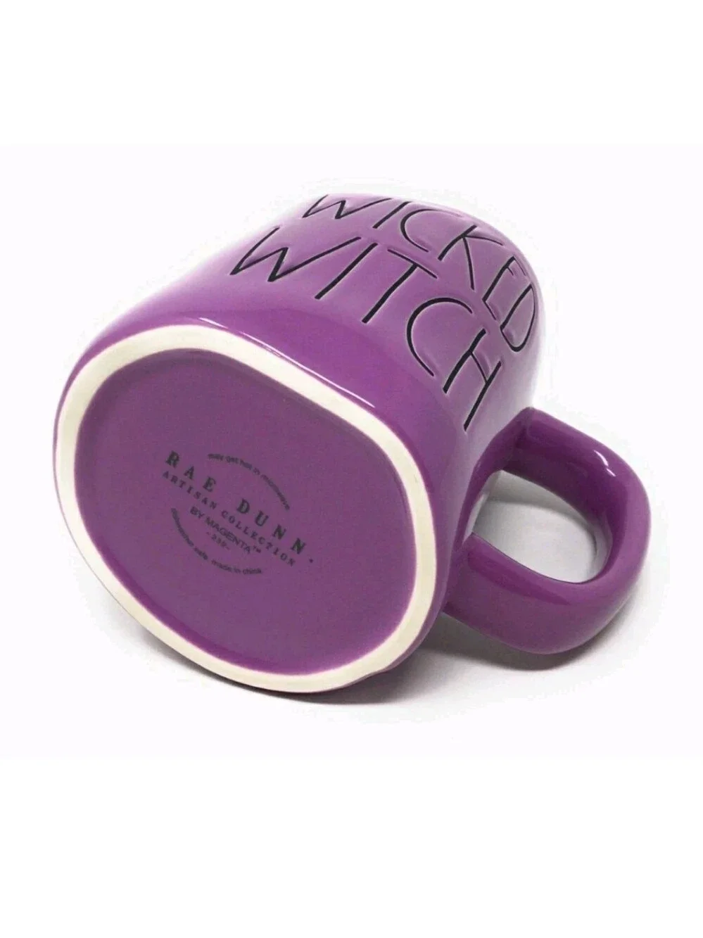 RAE DUNN: WICKED WITCH: HALLOWEEN: MUSICAL: OZ: PURPLE: COFFEE MUG: BRAND NEW